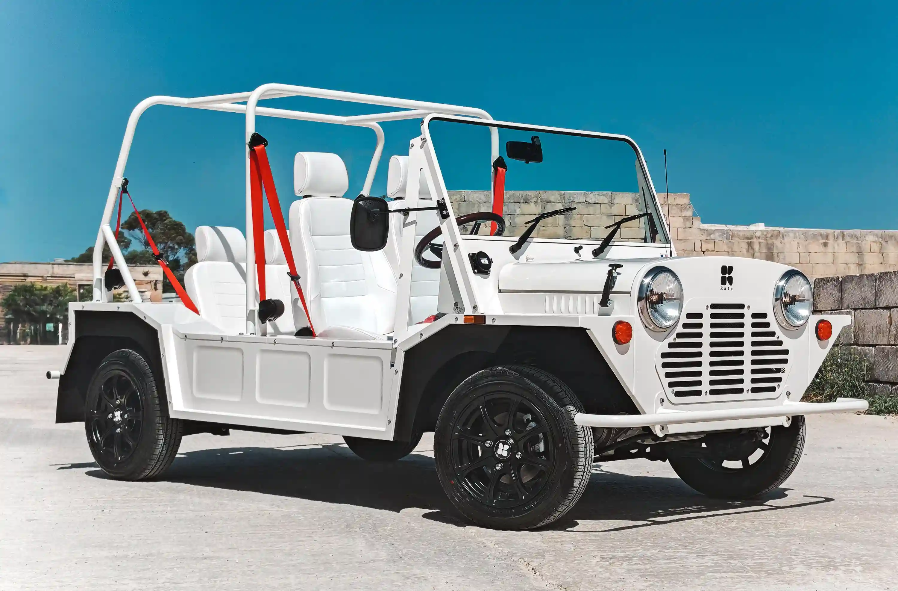 Kate Islander Mini Moke Beach Car at Malta