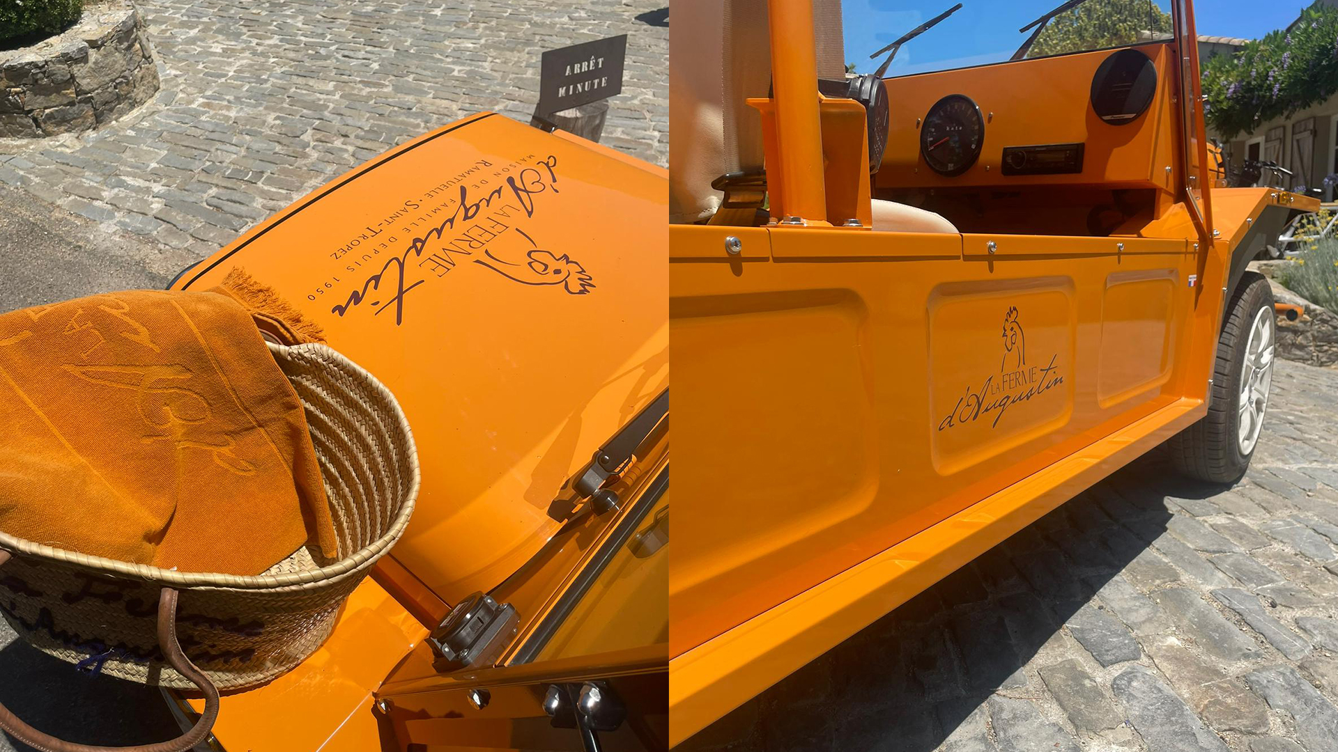 Mini Moke "KATE" for Saint-Tropez Hôtel La Ferme d'Augstin