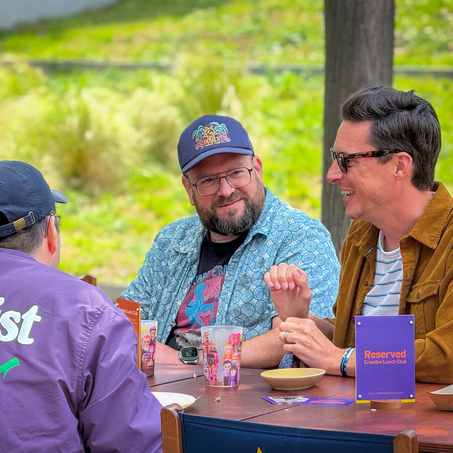 Creatives are eating lunch