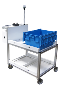 Chariot " Click and Collect " avec indicateur lumineux 