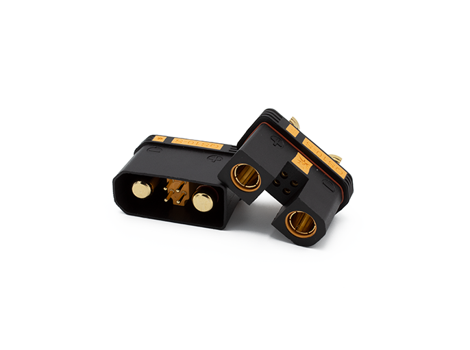 QS10 connector, mated male and female pair