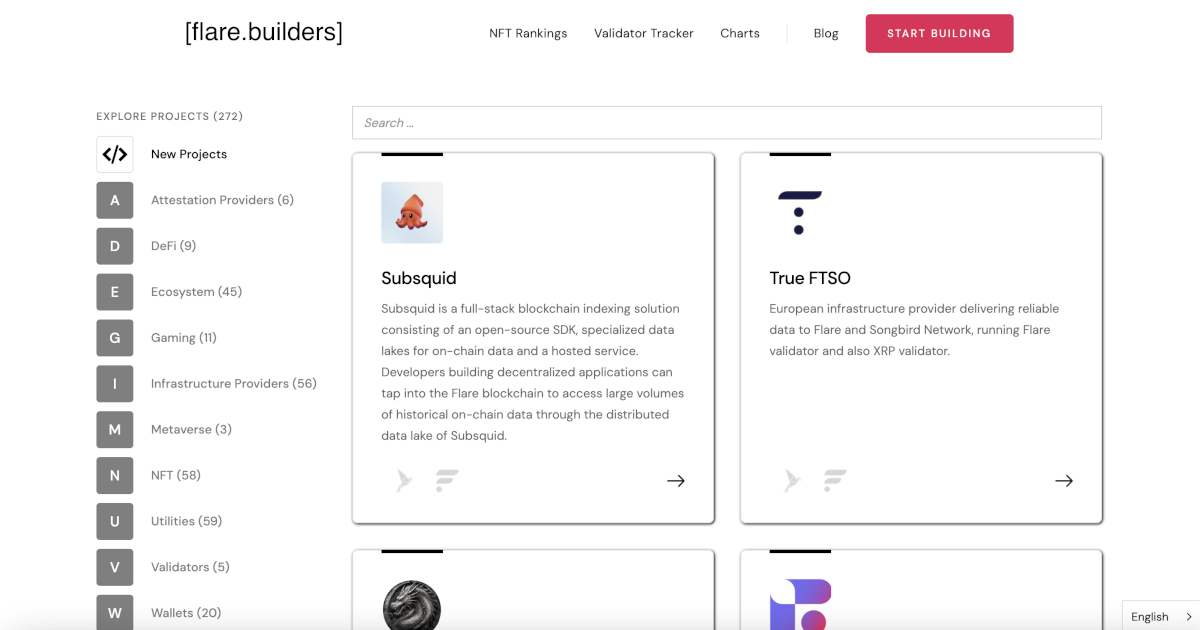 Flare Builders Projects Building On Songbird Flare Networks