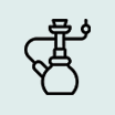 Icon for tobacco products, shisha/hookah