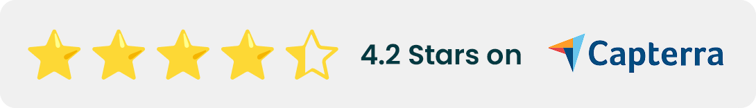 Captera rating 4.5/5 star