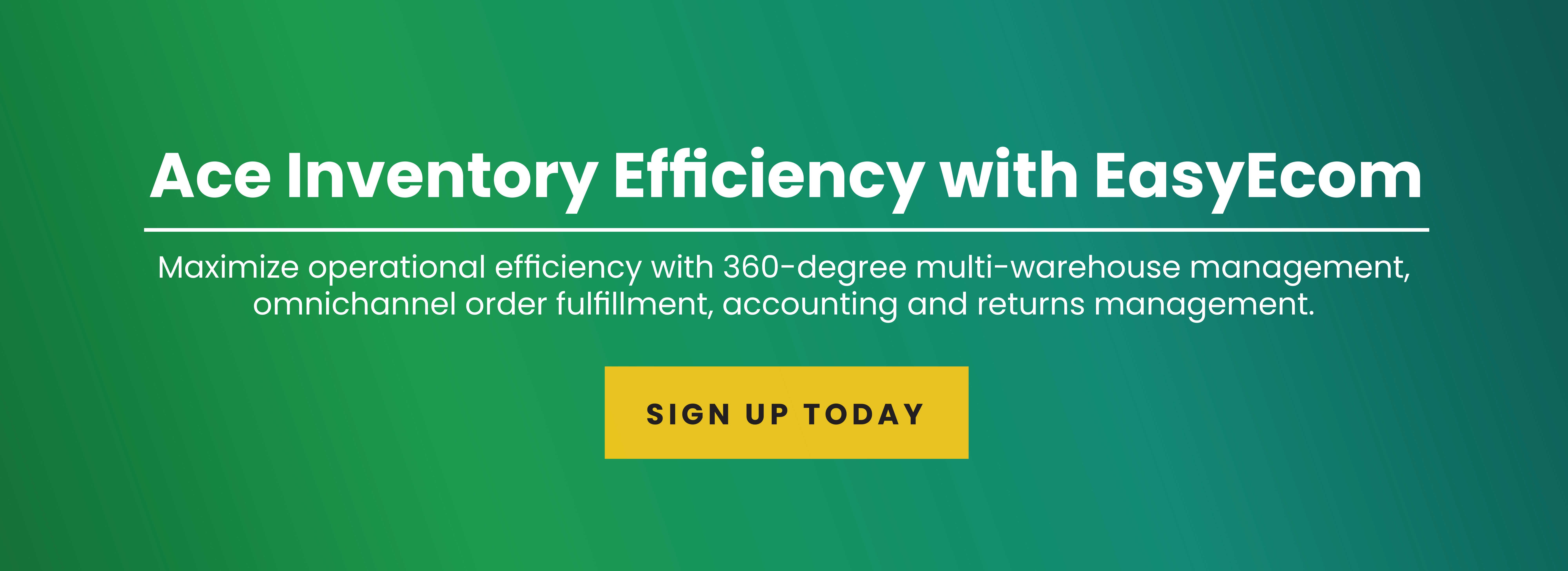 inventory efficiency made easy with EasyEcom