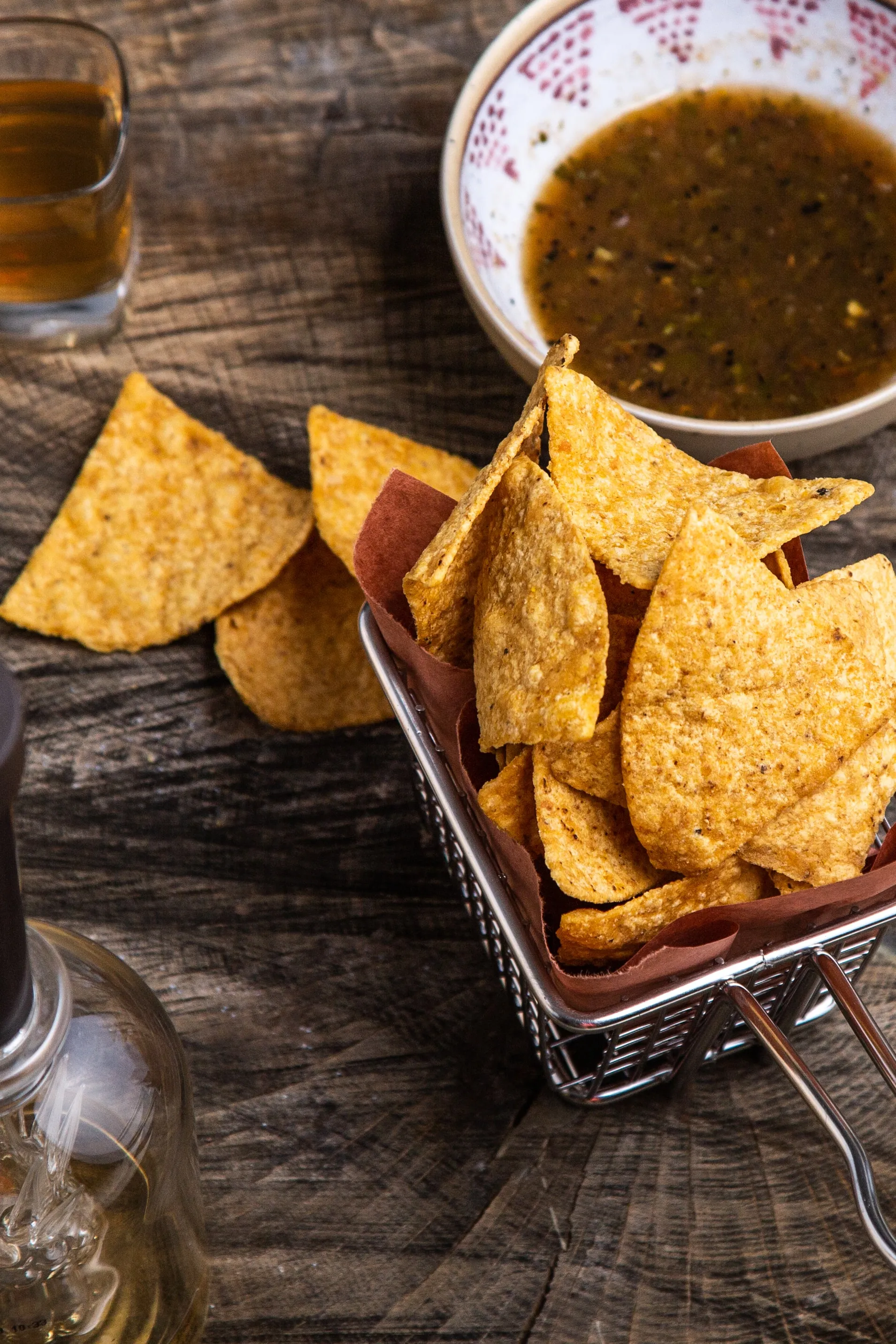 Nachos on a rack