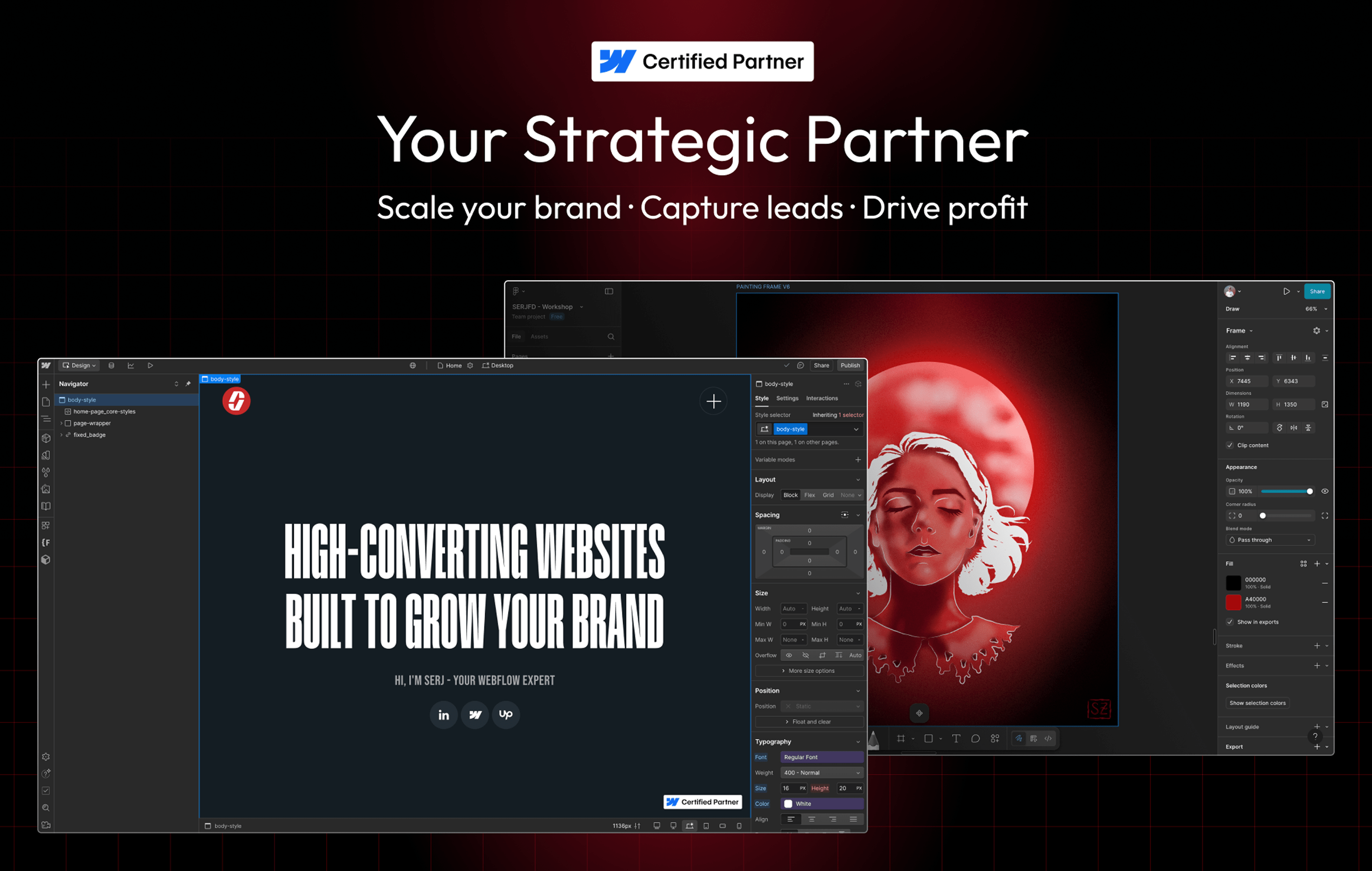 Serhii Zavatyi - Official Webflow Partner | Your Strategic Partner cover image