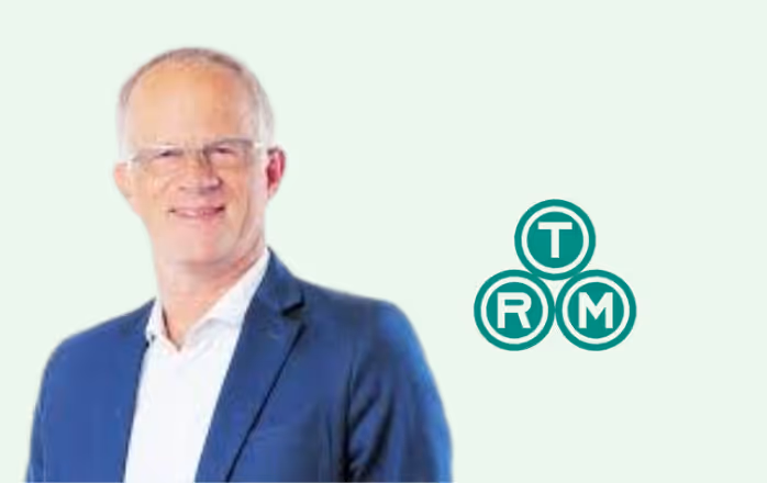 A portrait of Max Kloger and the Tiroler Rohre Logo