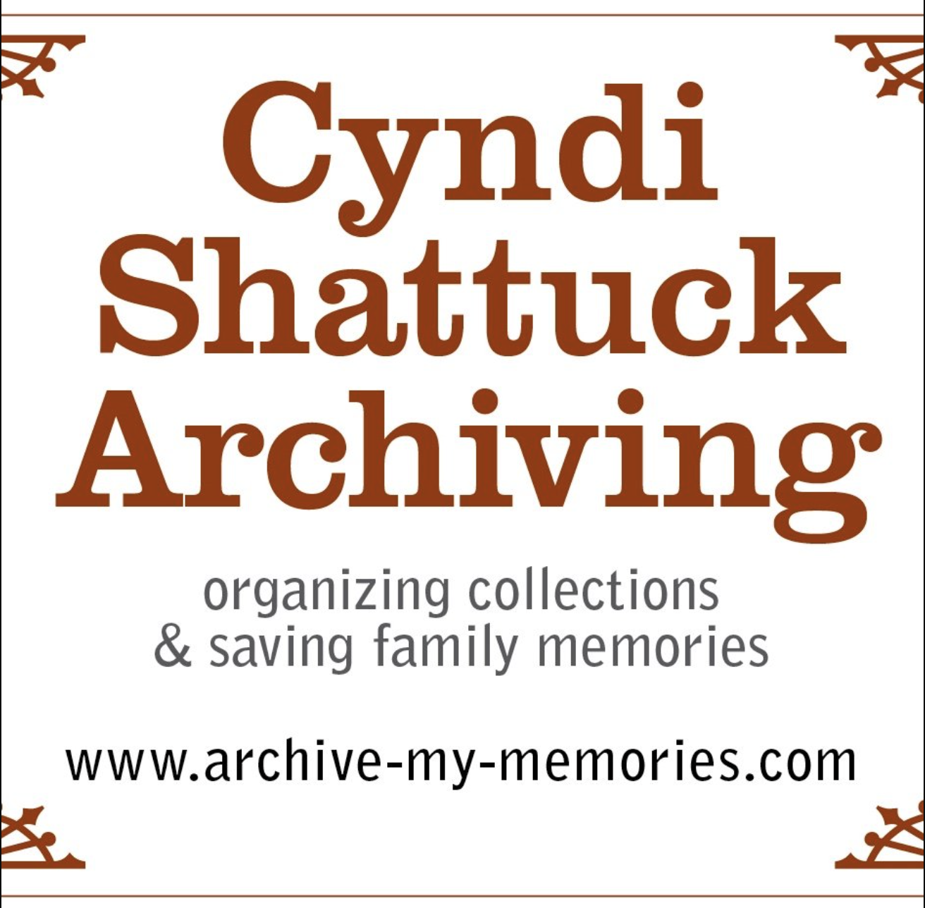 Cyndi Shattuck Archiving