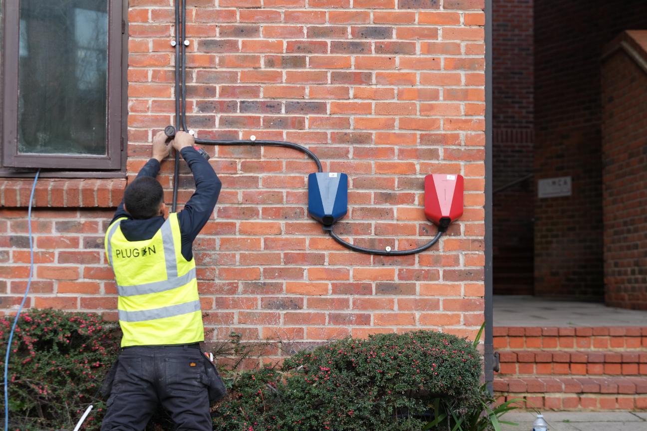 easee charge daisy chain installation