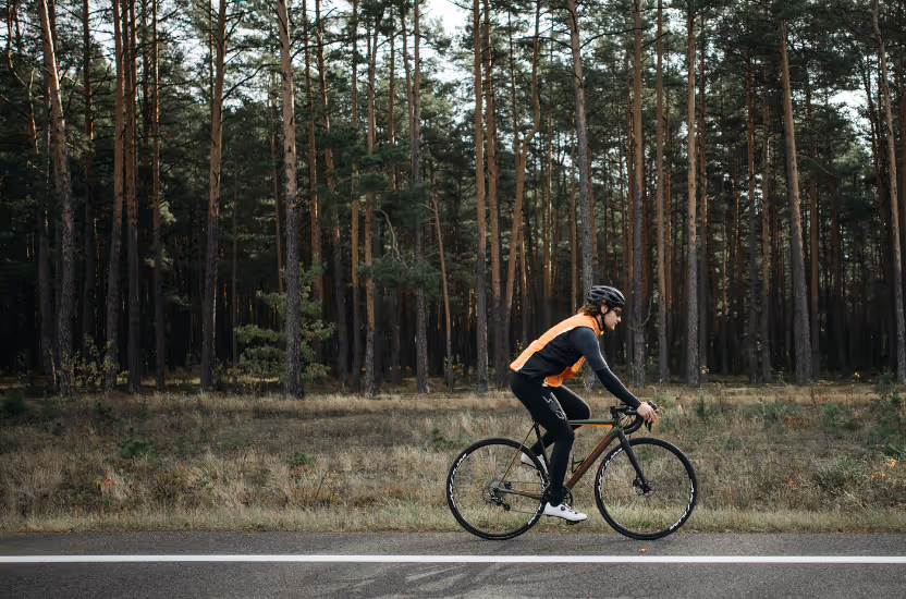 Autumn Activities: Cycling in the woods