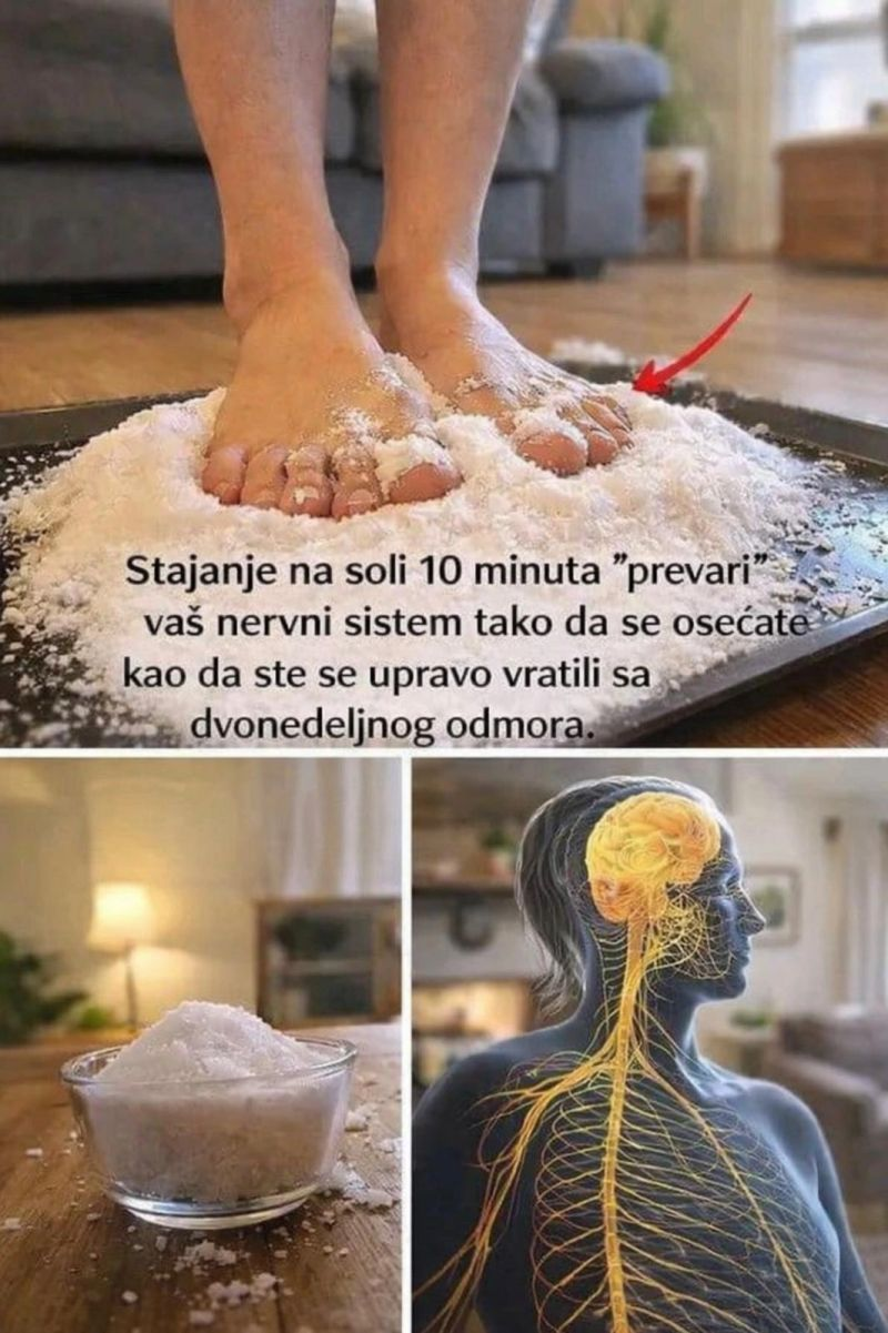 Tajna brzog resetovanja tela: stajanje na morskoj soli