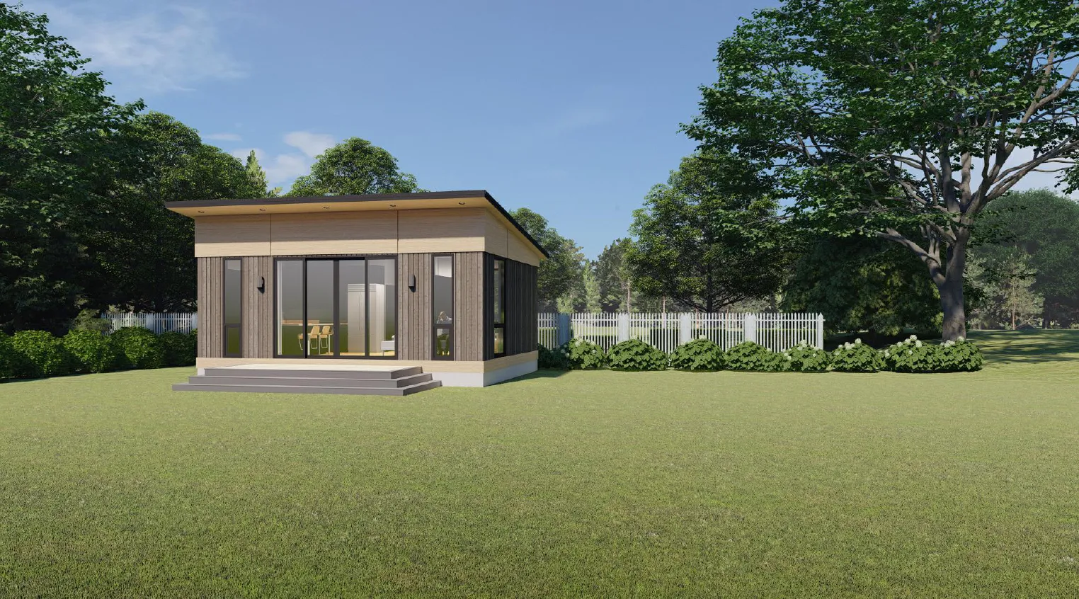 The Stanford Prefabricated Home from Flexobuild