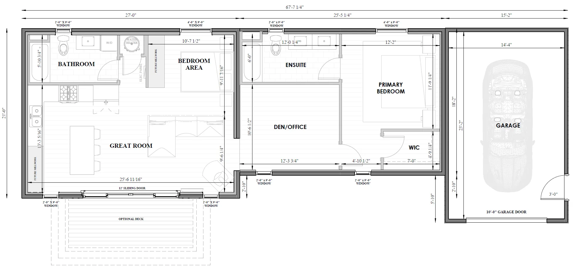 The Cambridge + Garage & Bonavista Deck™ Left