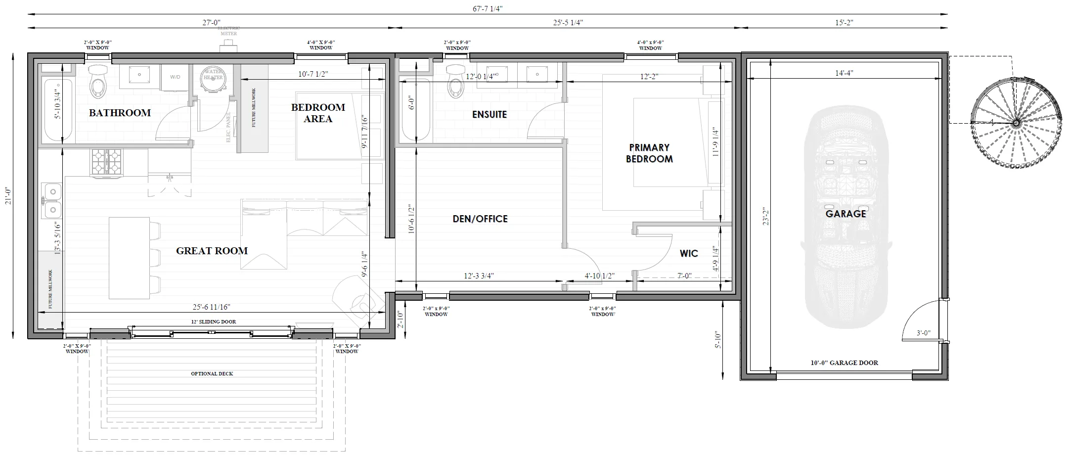 The Cambridge + Garage & Bonavista Deck™ Left