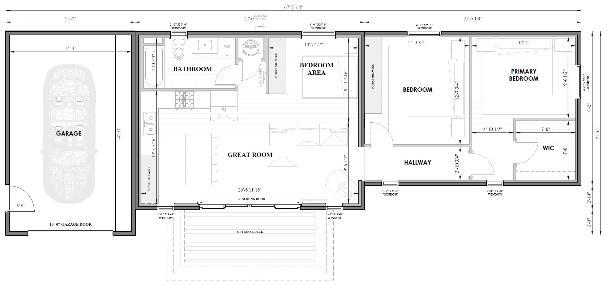 The Cambridge + Garage & Bonavista Deck™ Left