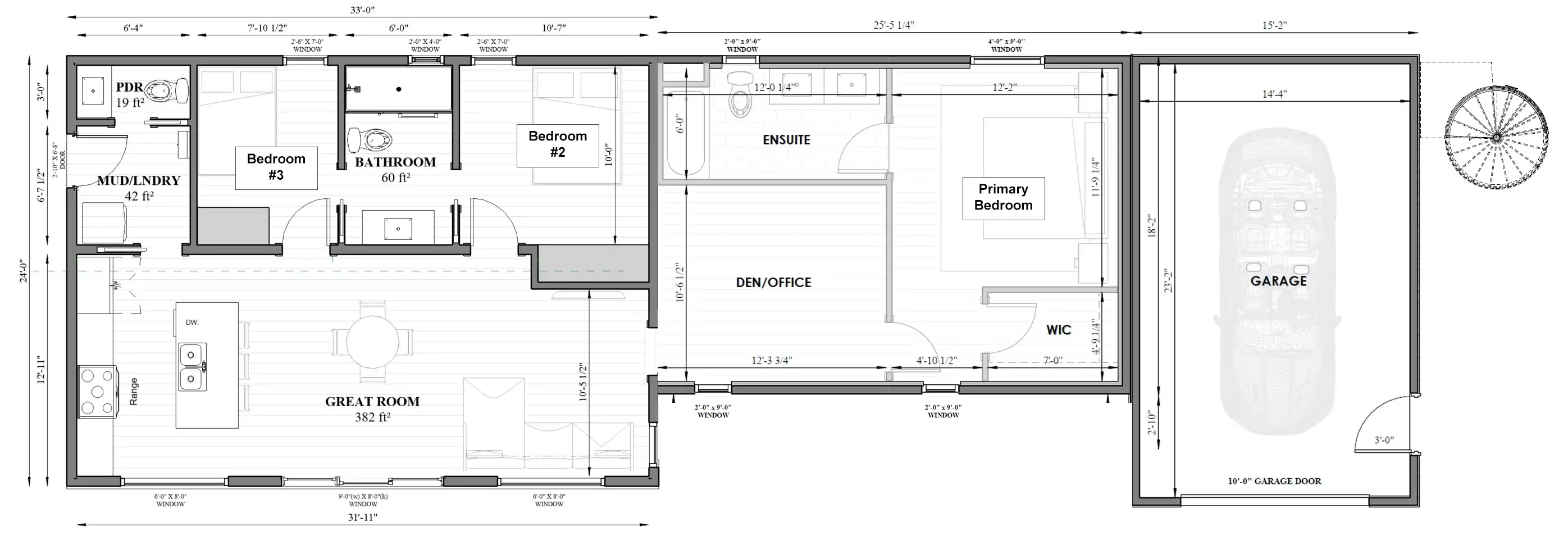 The Cambridge Plus 3 Bed Garage