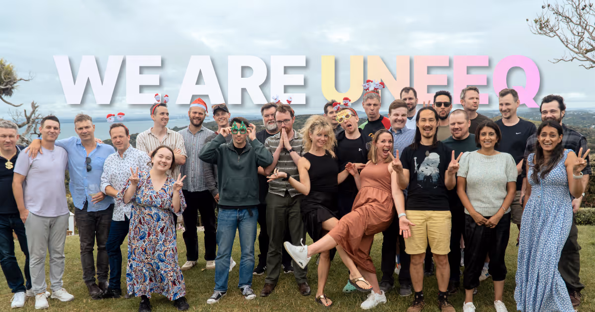 The UneeQ team in 2025.