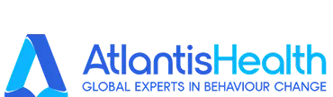 AtlantisHealth logo with tagline Global Experts in Behaviour Change.