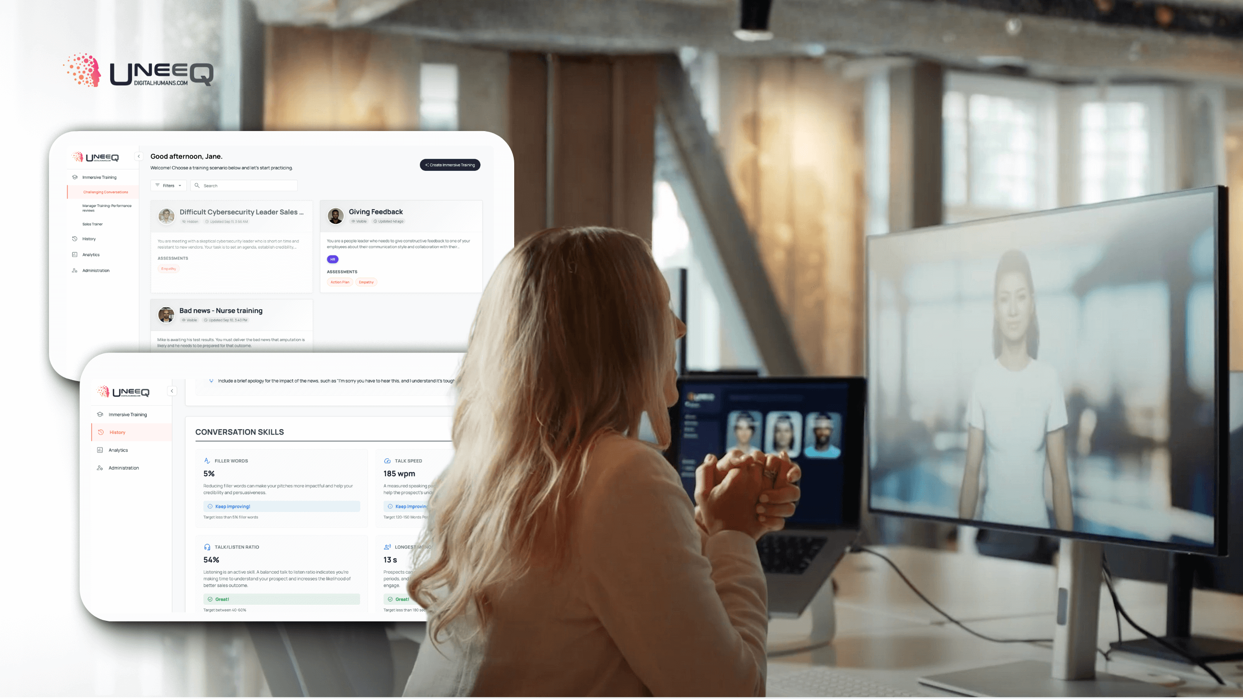 UneeQ ushers in a new era of human-centered AI learning with launch of its Immersive Training Platform