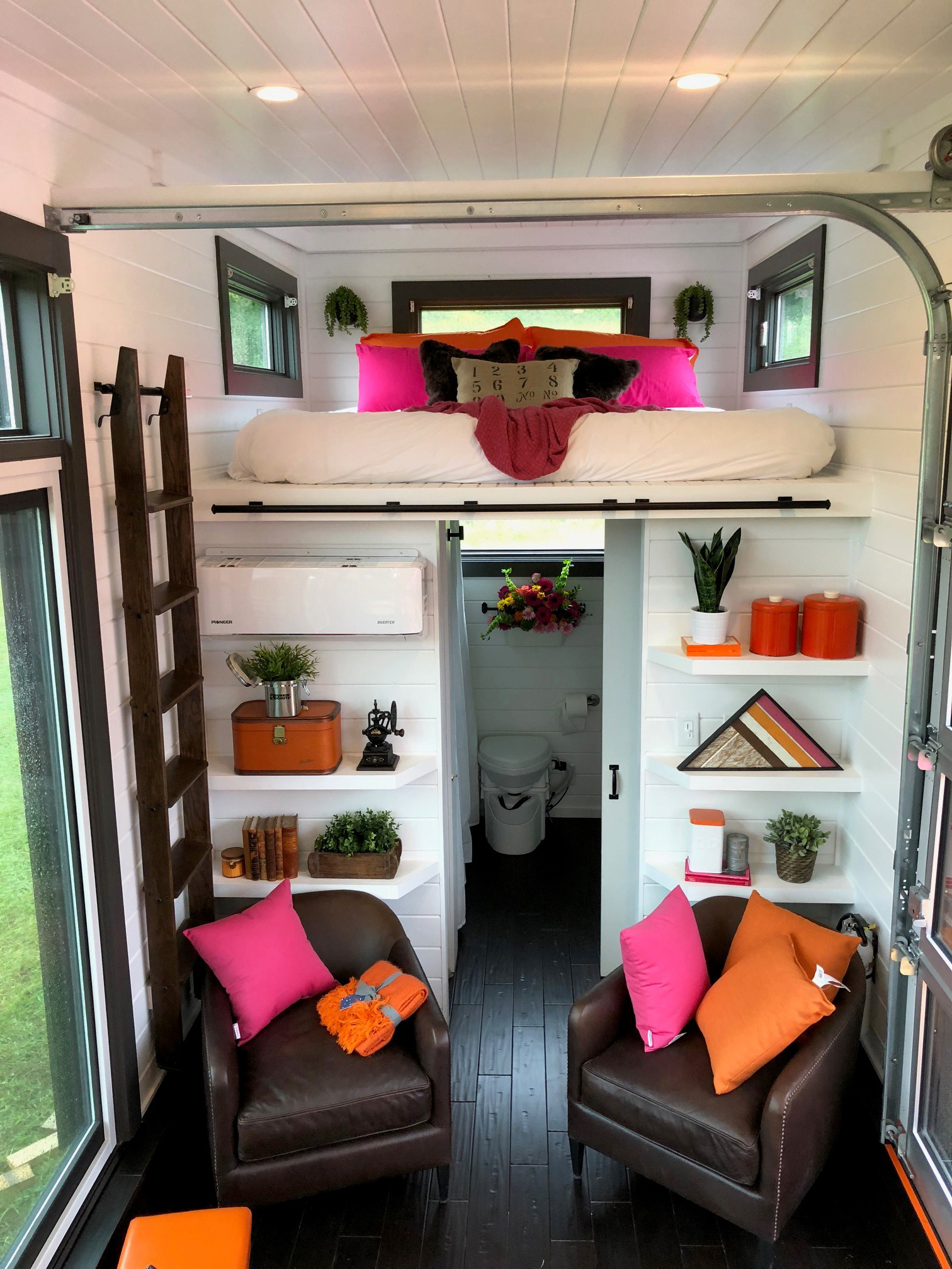 The Home That Runs on Dunkin'® features an industrial, chic aesthetic with custom-designed elements, a modern fully-functional kitchen, luxury bedroom, jacuzzi tub and more.