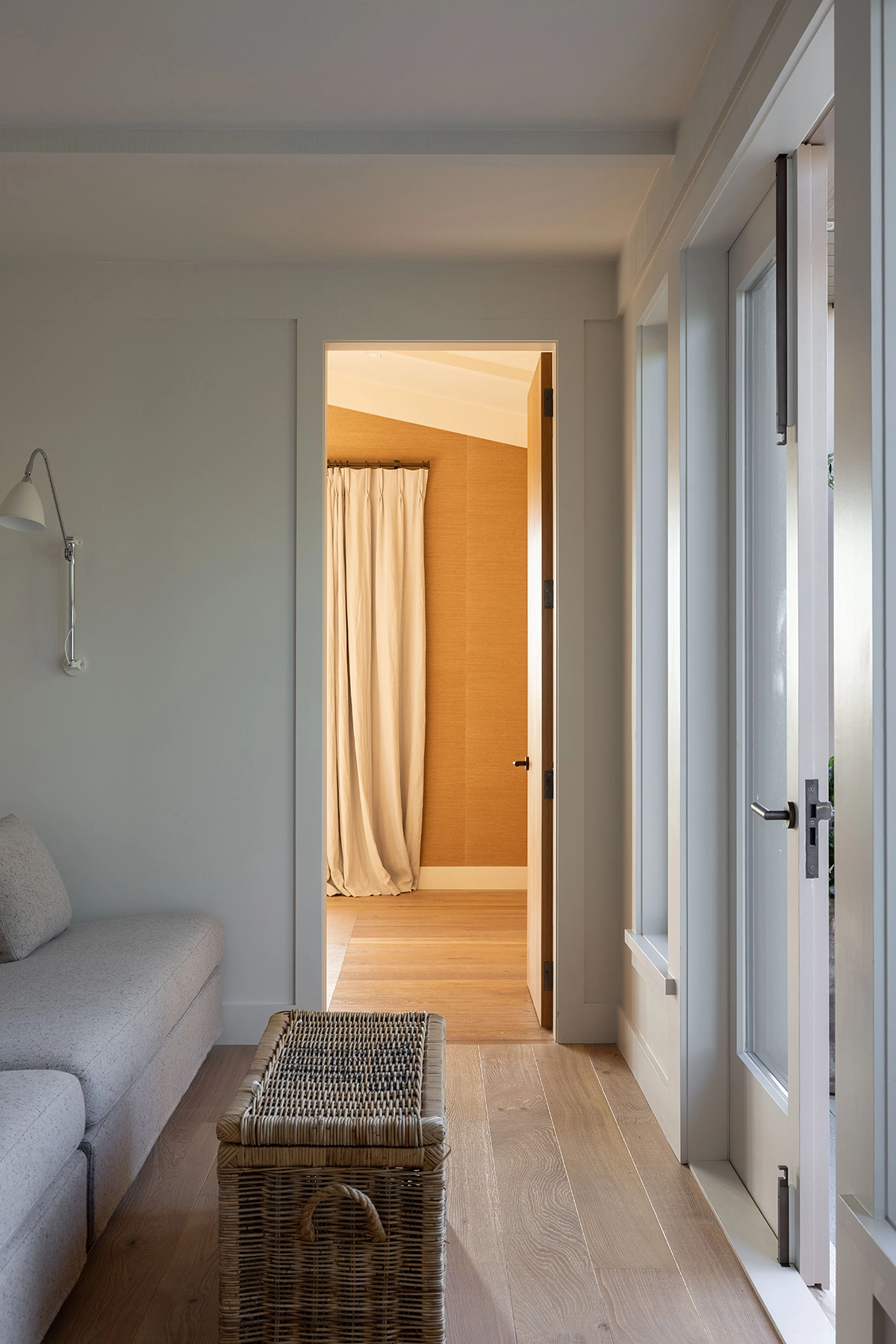Light oak flooring with rustic sawn finish