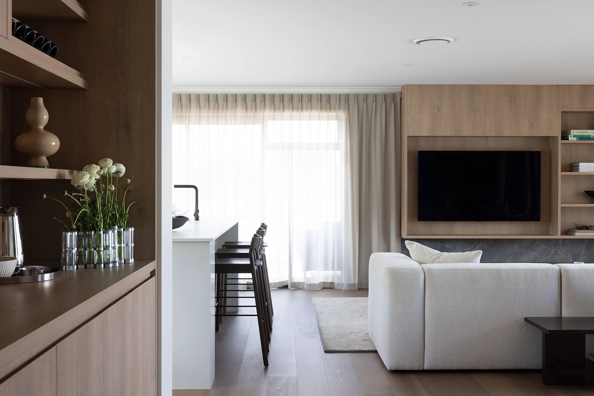 Pure Homes kitchen with timber floors