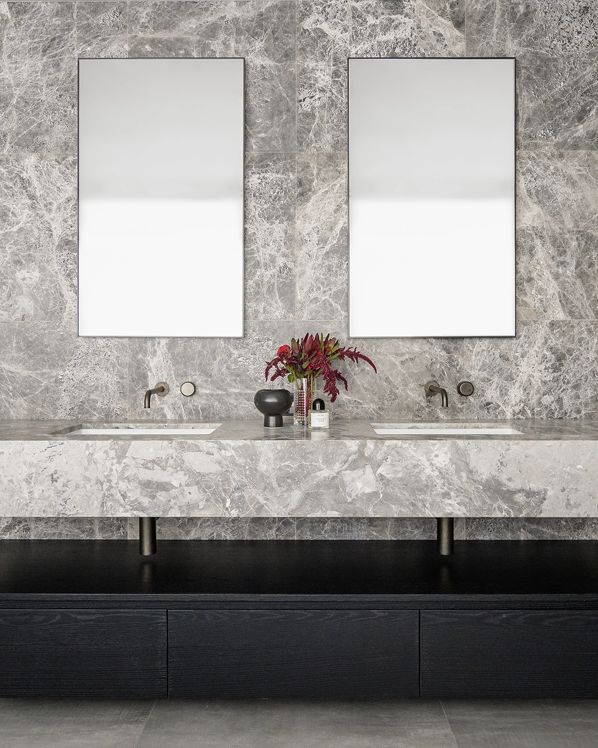 Walden Lane Bathroom - VidaSpace | Timber Veneer Cabinetry