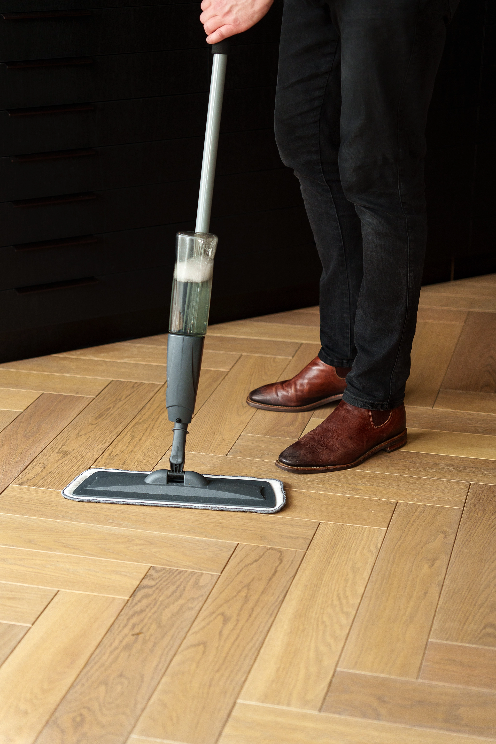 UV Oiled Herringbone Timber Floor