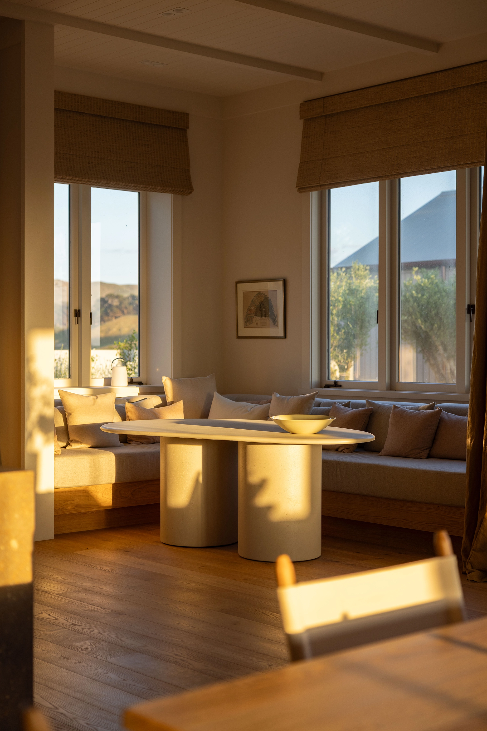 Ocean Beach House by Brigit Christie Studio featuring engineered timber flooring