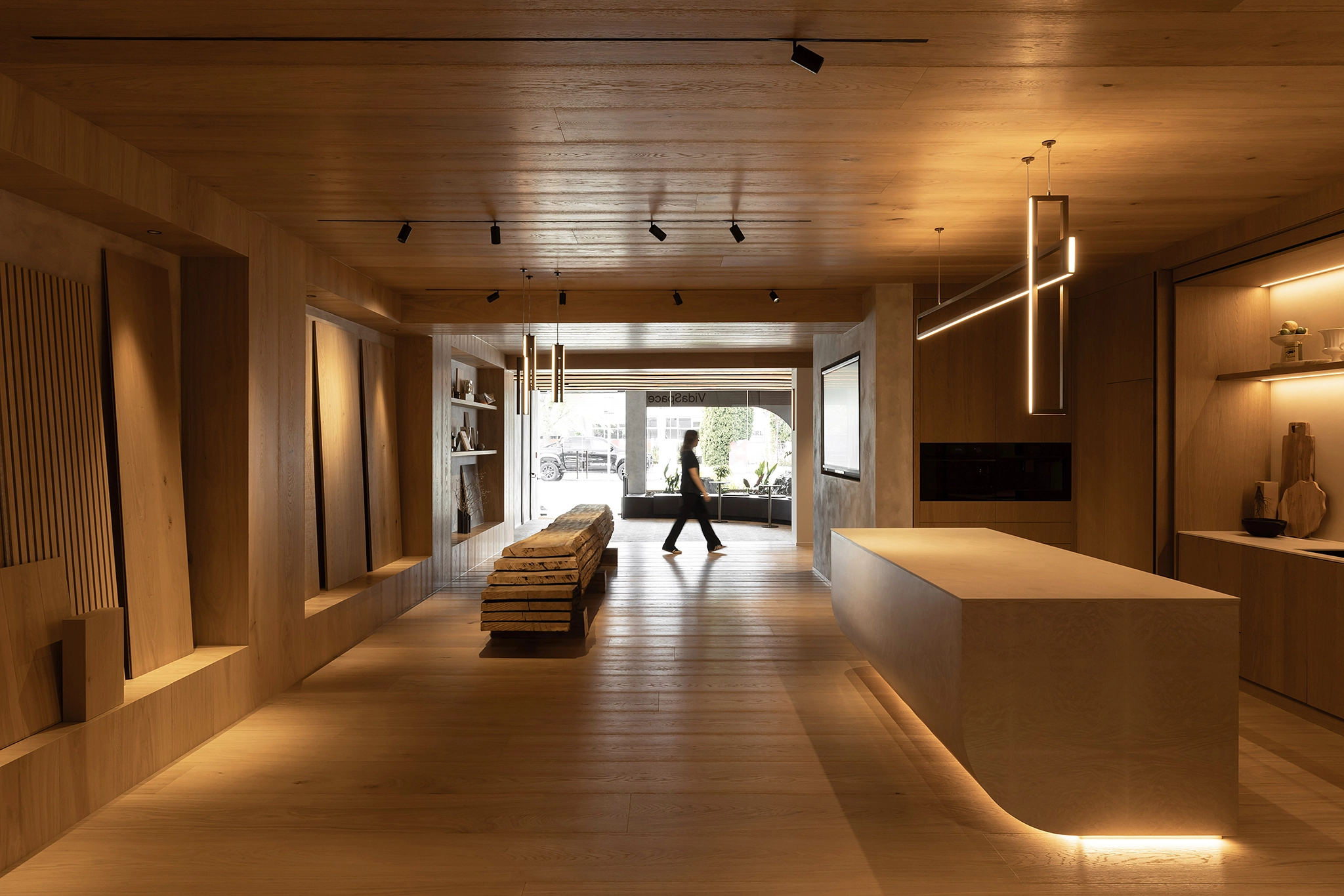 VidaSpace Christchurch interior timber showroom