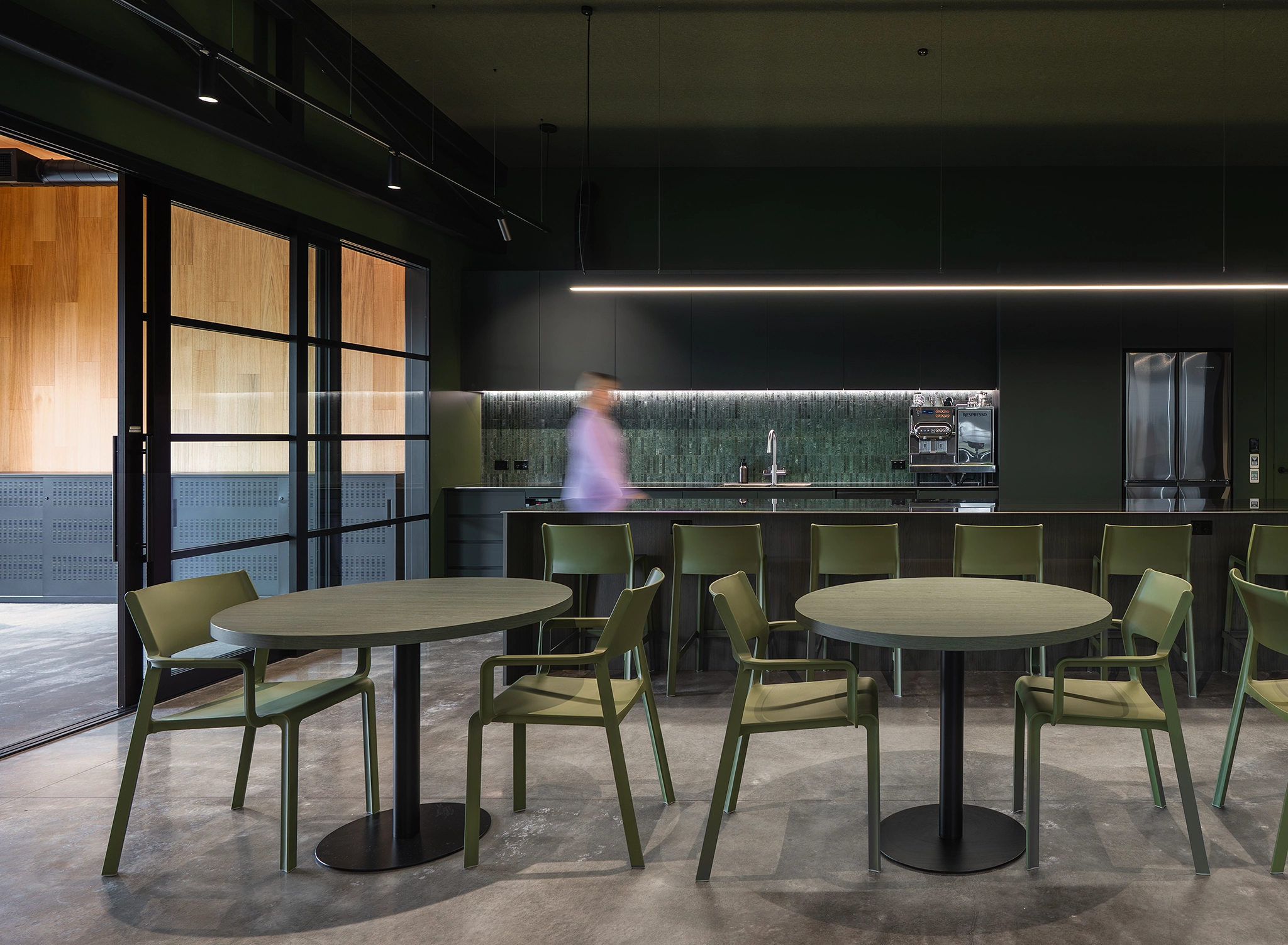 ALT Decorative Panelling in Custom kitchen joinery 