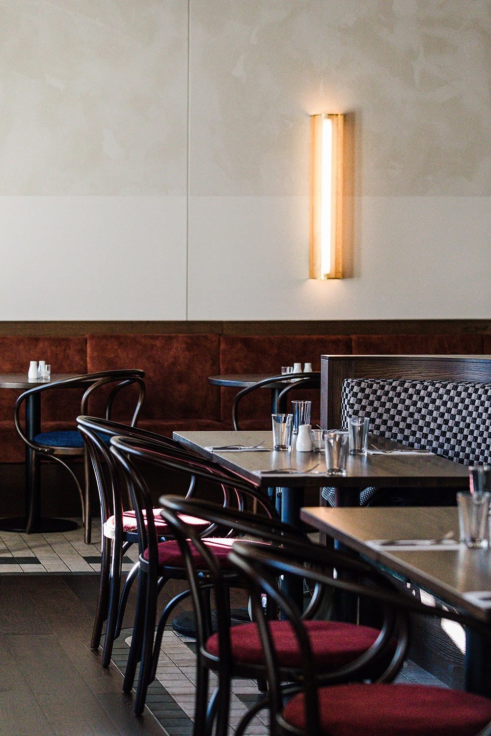 Commercial smoked timber flooring NZ anchoring a modern hospitality fitout in a heritage Hamilton building