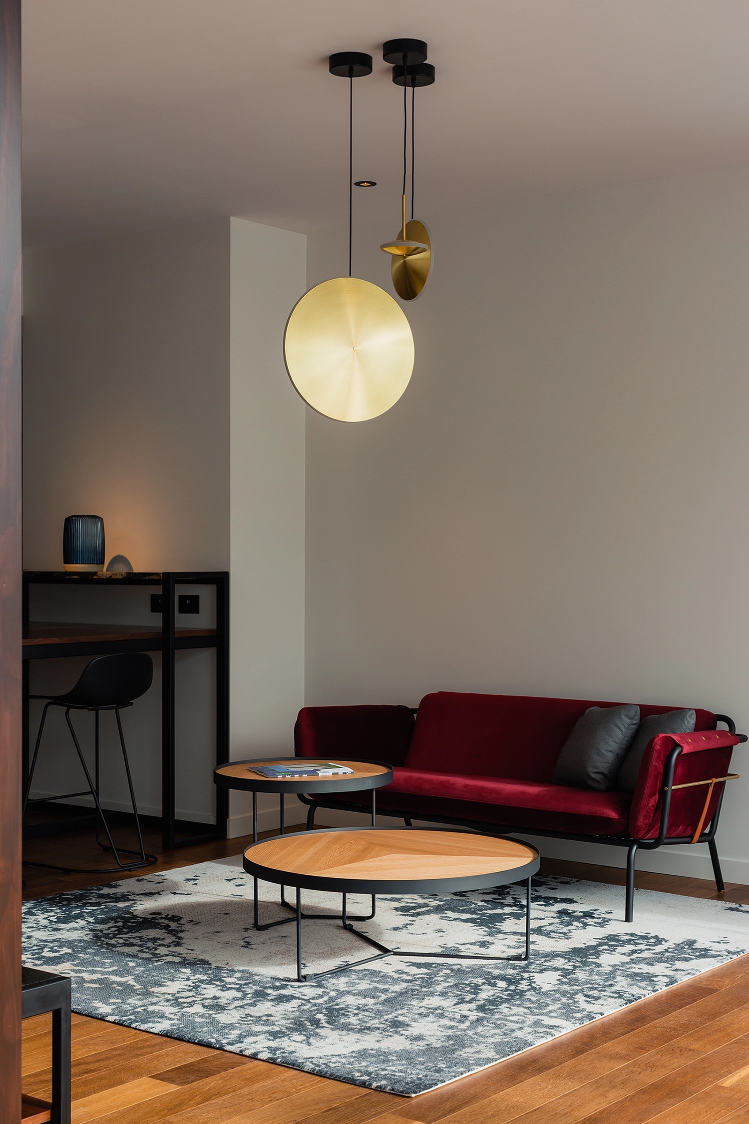 Natural light on narrow timber flooring planks in EBB Dunedin Hotel guest room, VidaSpace