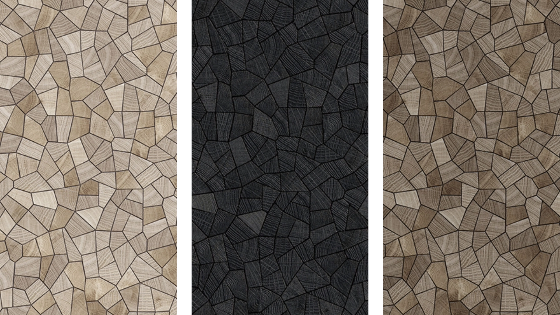 Opus end grain mosaic timber flooring panel
