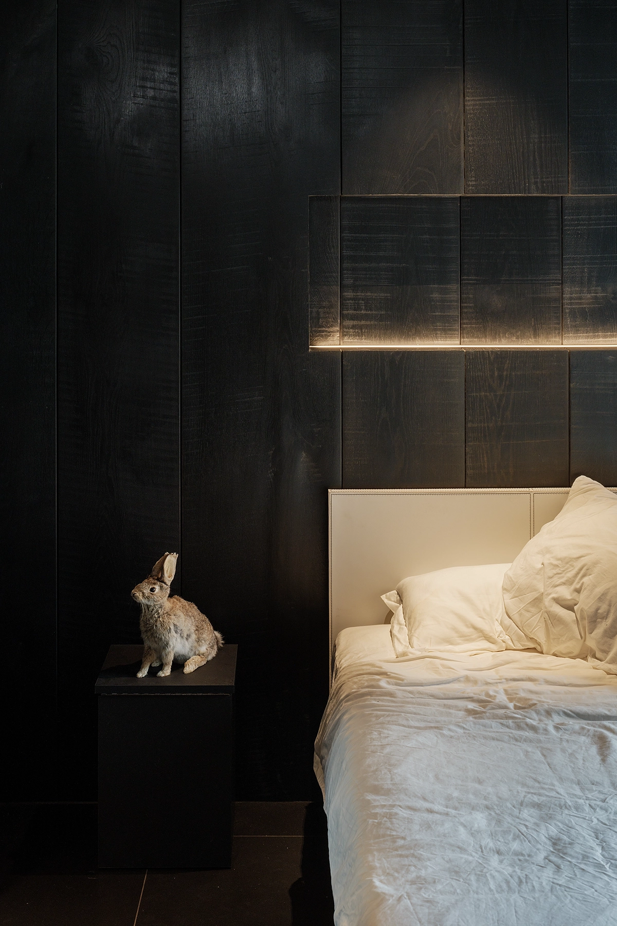 Black Bandsawn Textured Timber Flooring