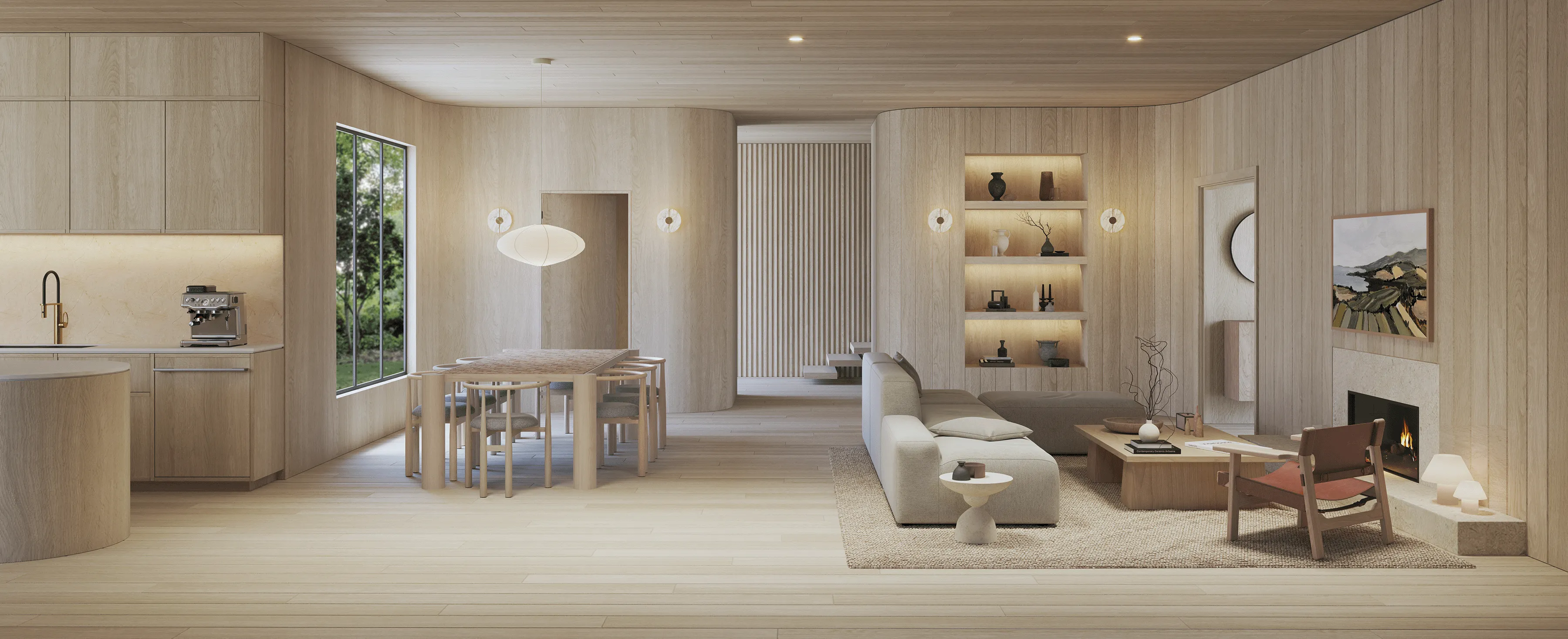VidaSpace Timber Finishes EcoSystem, features engineered timber flooring, timber veneers, timber walls and ceiling linings, timber stairs, integrations, furniture, timber battens, acoustic slat panels