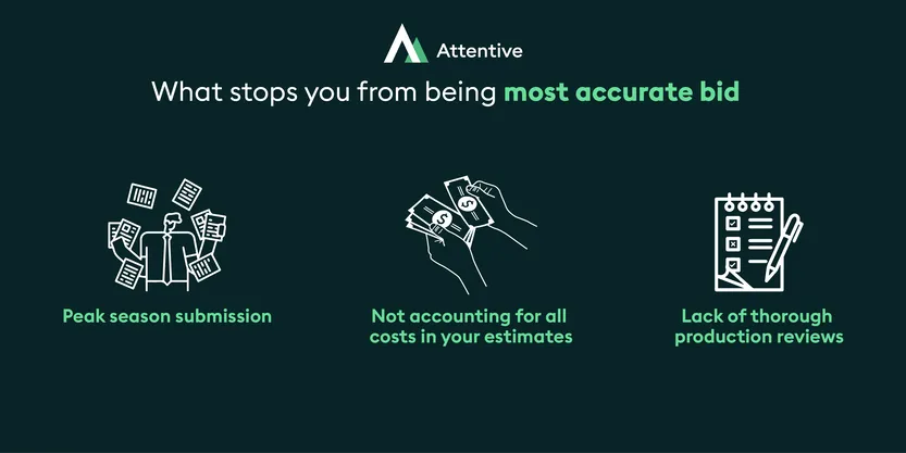 What stops you from being the most accurate commercial landscaping bid out