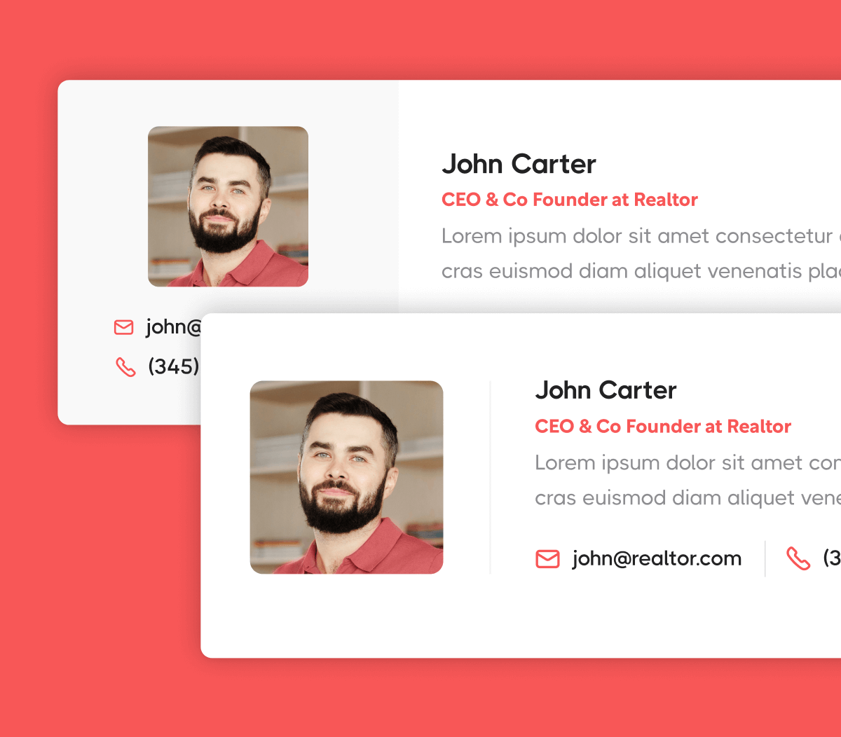 Email Signature - Realtor X Webflow Template