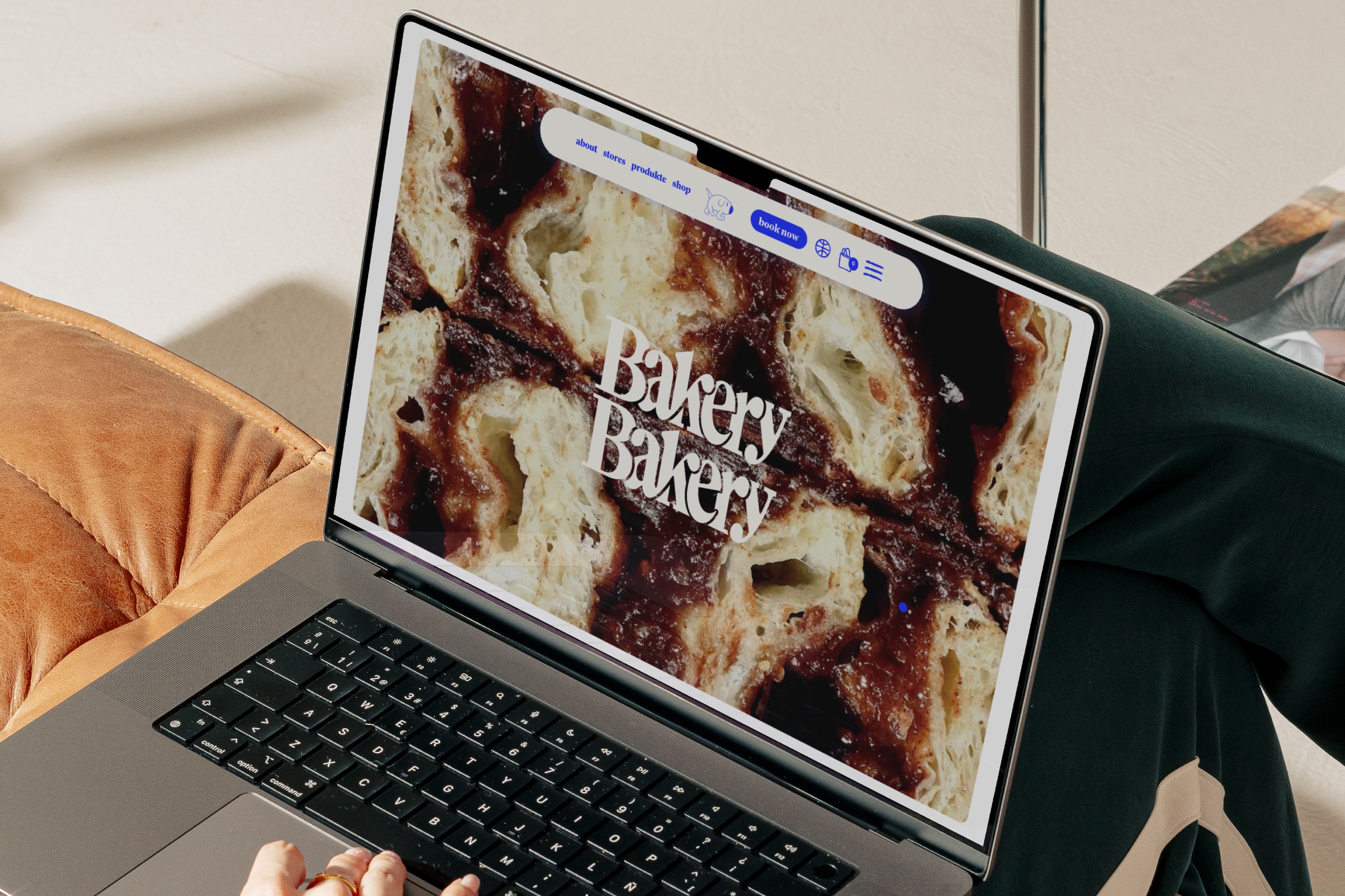 Digitaler Auftritt für veganes Gebäck: Starke Foto-Bildwelt, handanimierte Illustrationen, modulare Locations, Jobs, News und Shopify Shop.