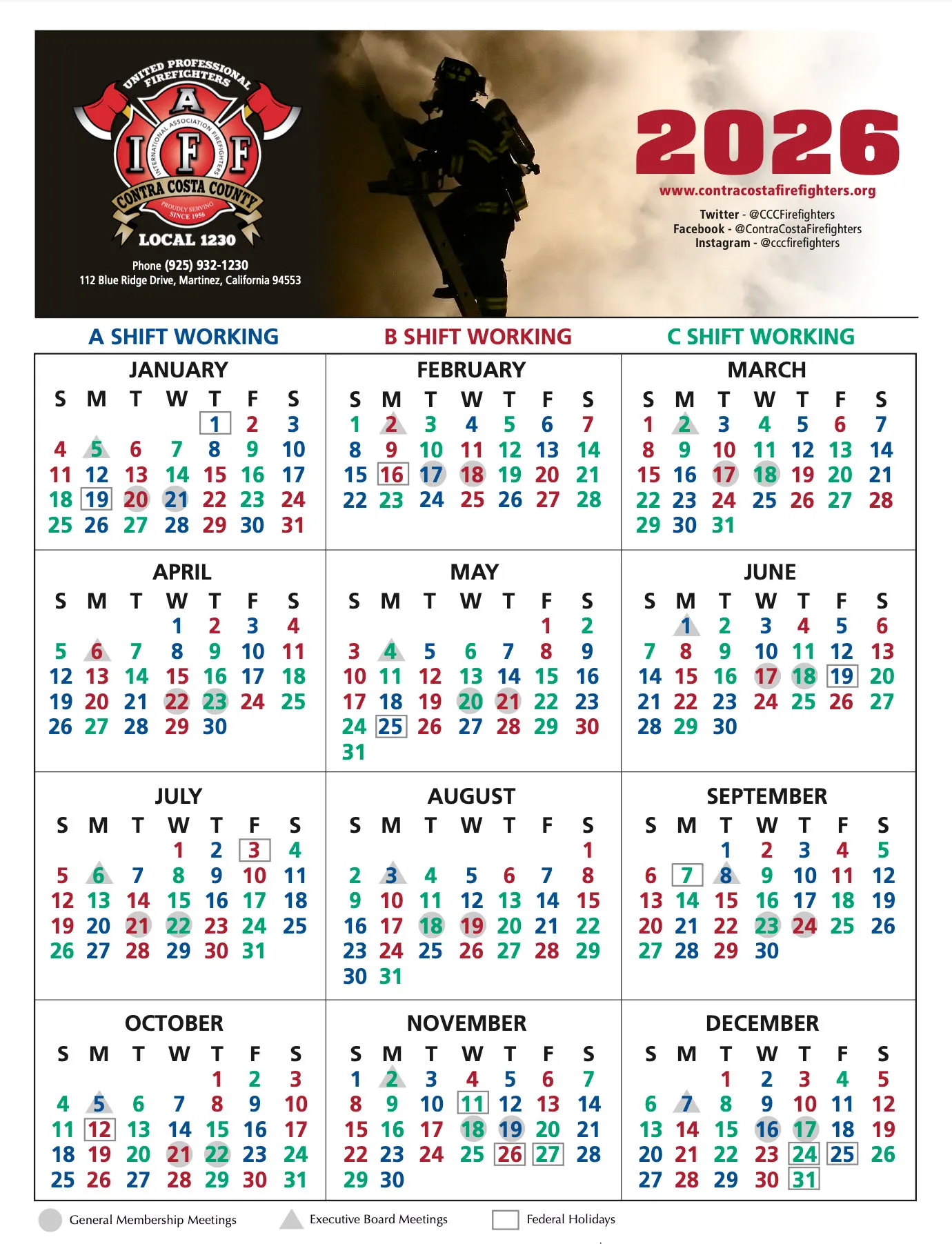 2024 Shift Calendar