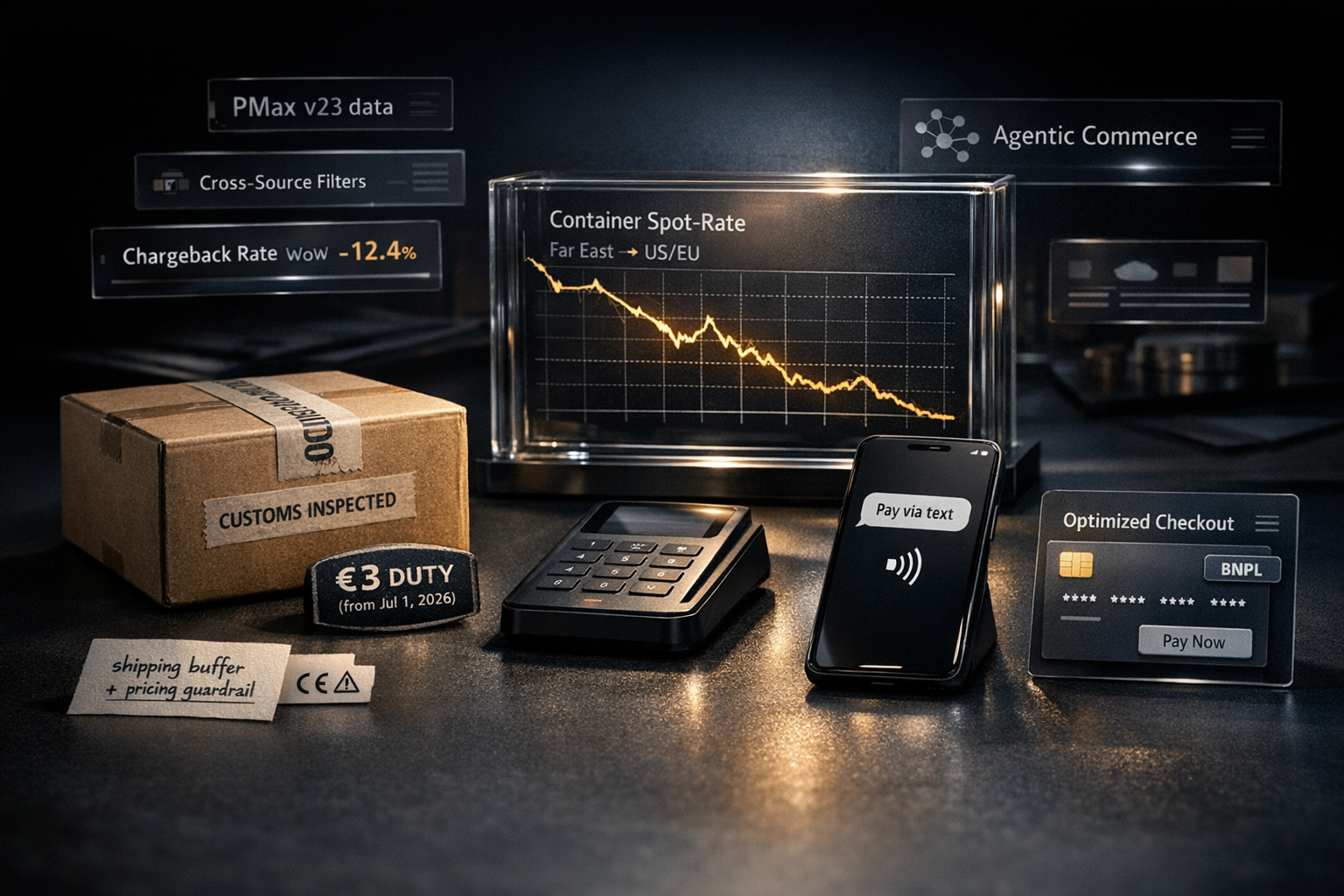 Ocean Rates Down, Checkout Speed Up: Using Xeneta Trends and Stripe/PayPal to Lift Cross-Border Conversion