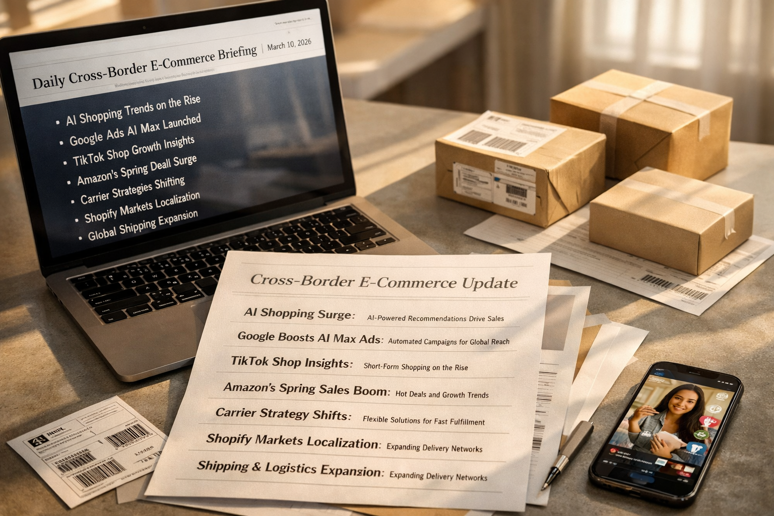 Managing Traffic, Shipping Costs, and Product Discovery in Cross-Border Dropshipping