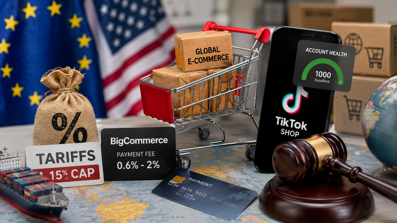 AI Shopping, TikTok Shop Rules & EU-US Tariffs: Practical Dropshipping Strategies for Shopify and WooCommerce Sellers