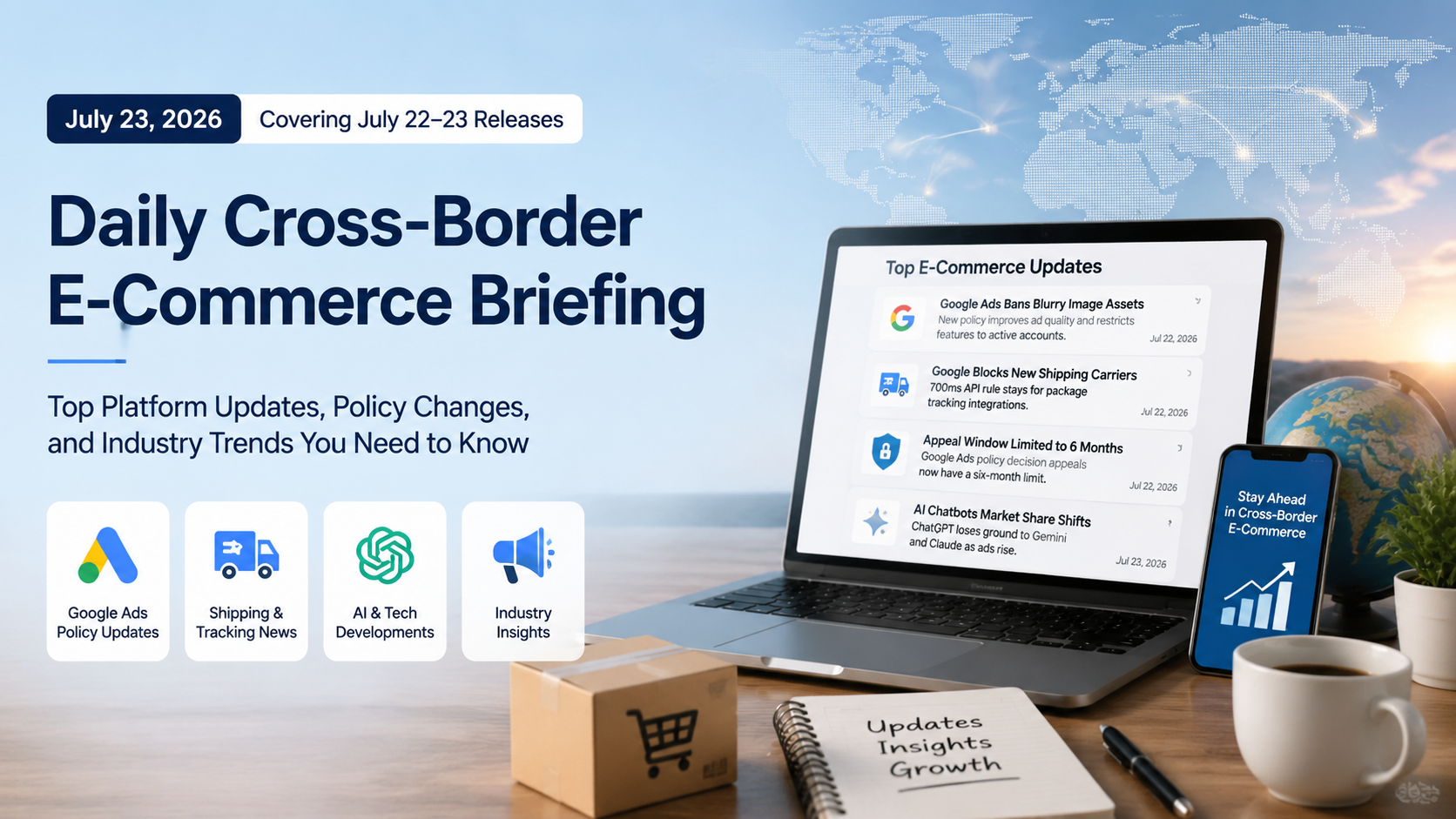 Dropshipping Marketing News: ChatGPT Ad Penetration, Google Ads Appeal Timelines, and Website Crawl Budgets
