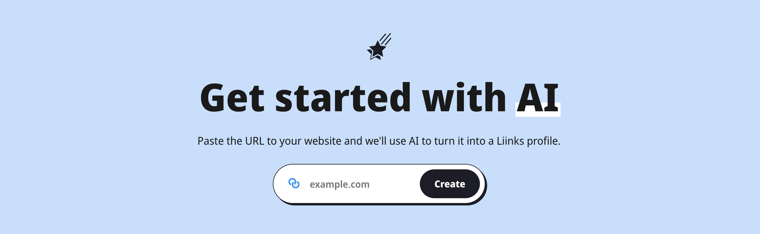 get started with AI - Liinks