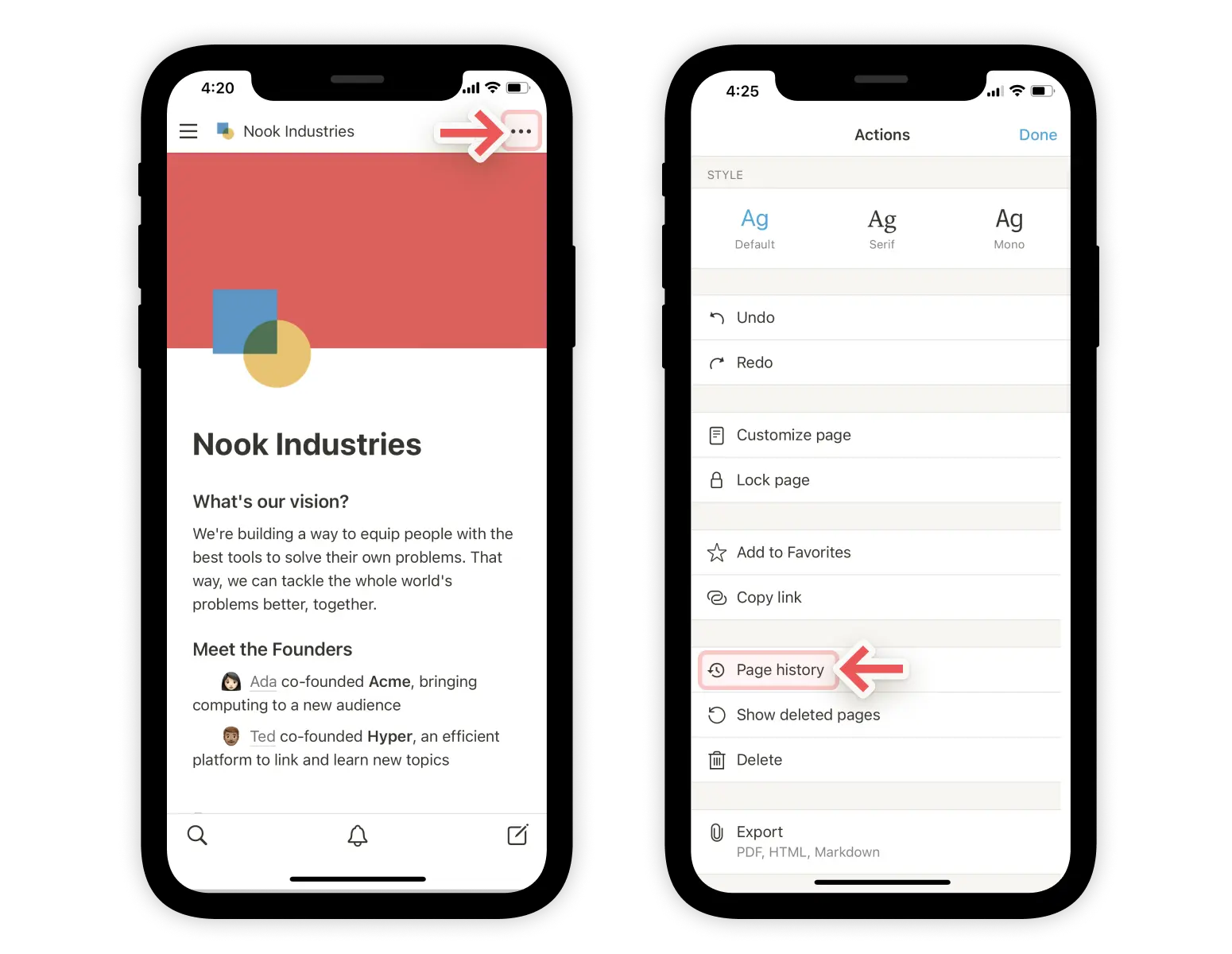 Notion 複製、刪除和恢復內容