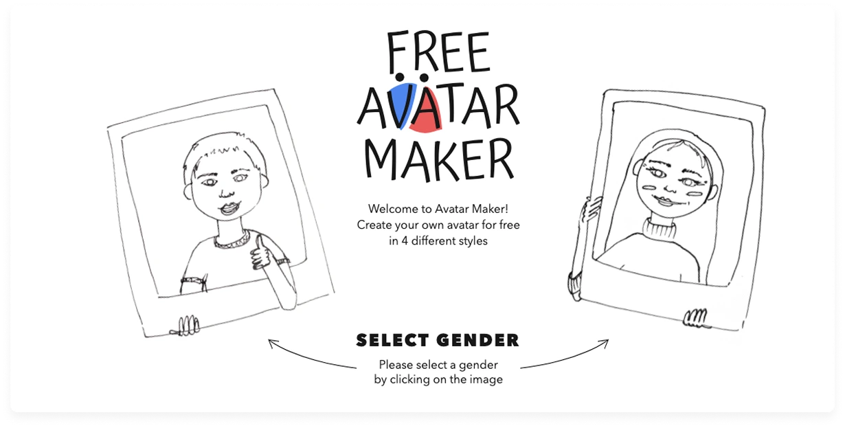 Free avatar maker:簡單直觀的歐美風頭像編輯器
