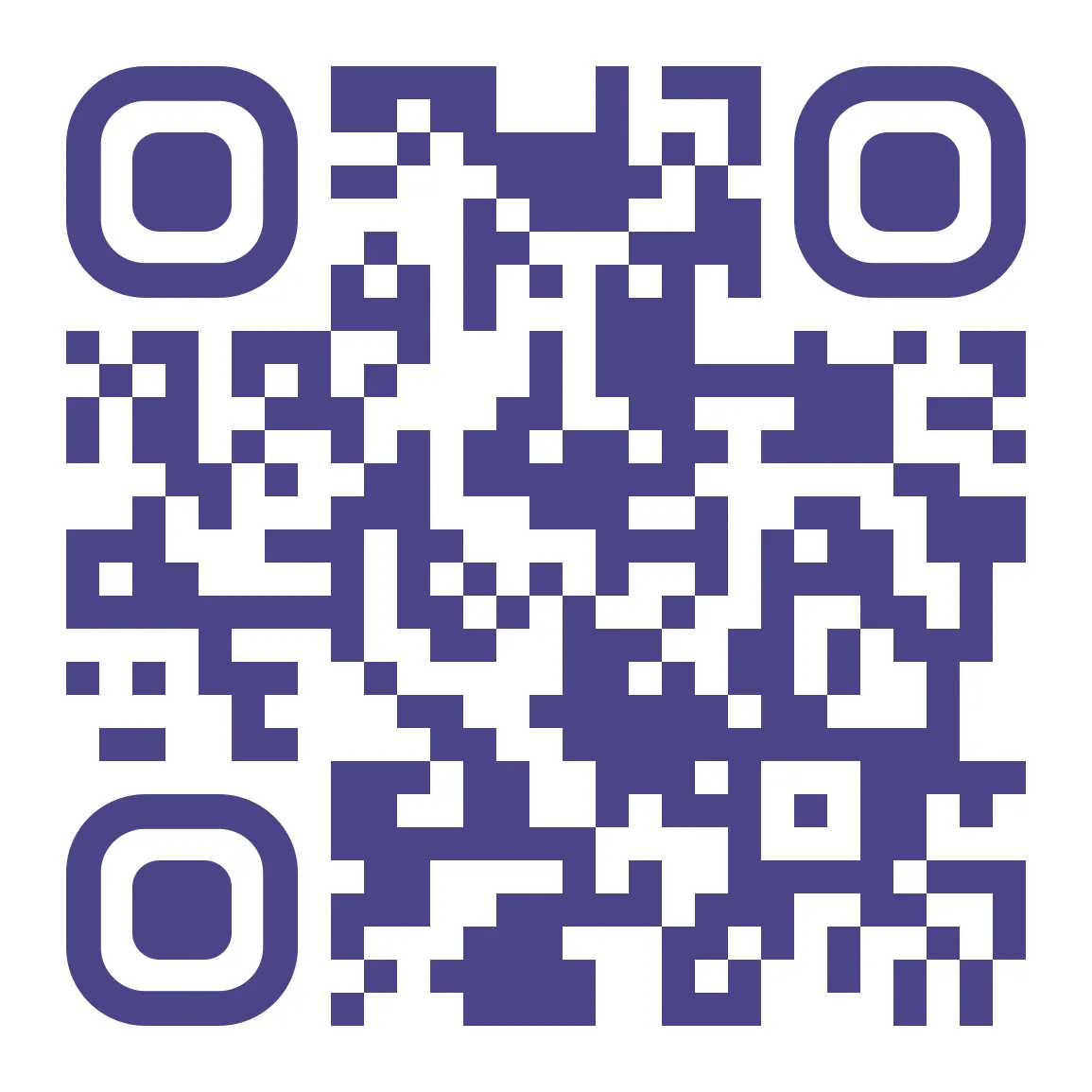 An image featuring a unique QR code designed for scanning, with text inviting users to follow the associated Instagram account.
