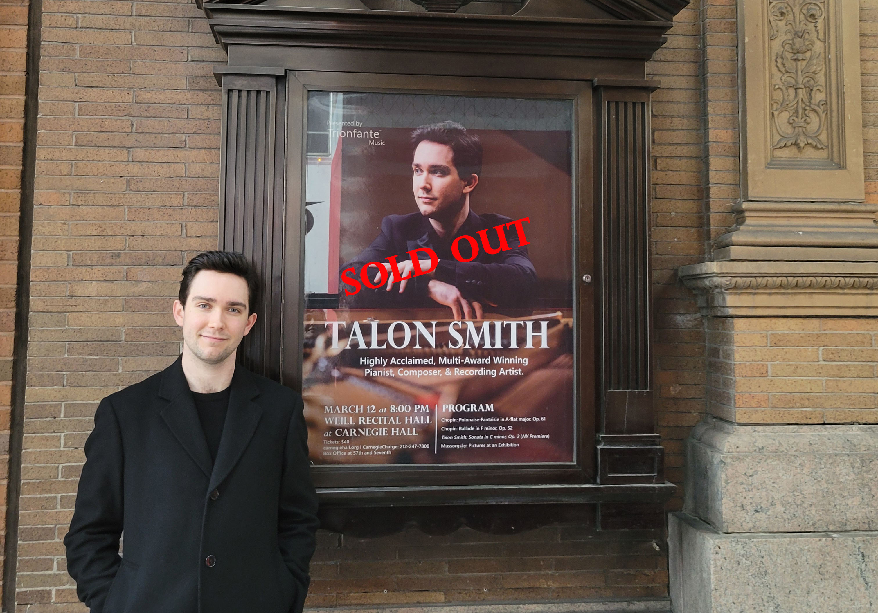 Parma Recordings Shares Scenes from Talon Smith's SOLD OUT Carnegie Hall Debut